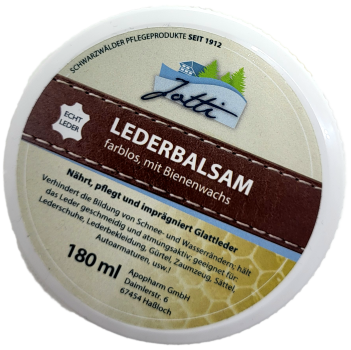 Lederbalsam farblos mit Bienenwachs - Jotti GmbH